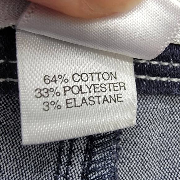 St. John Sport High Rise Easy Fit Dark Blue Straight Leg Jeans - Size 8 - Picture 8 of 8